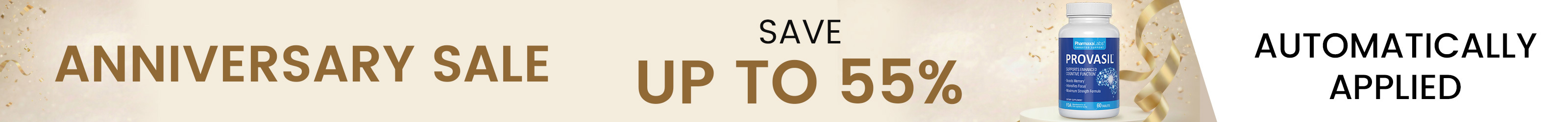 Anniversary Sale \u2014 Save Up To 55% \u2014 Automatically Applied